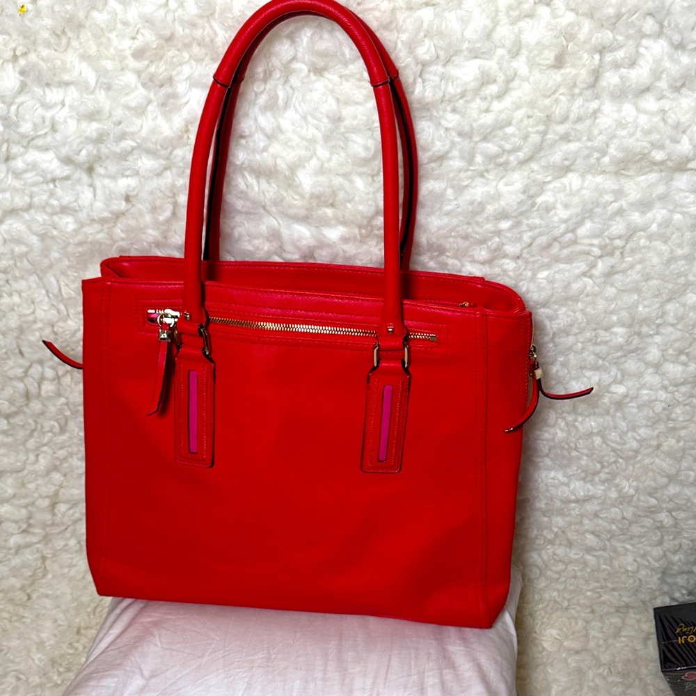 Elegant FULL TIME FABULOUS Red Women's Handbag